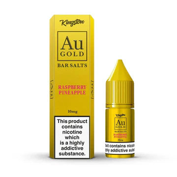 Kingston Au Gold Bar Salts – 10ml E-Liquid (Box of 10) Kingston